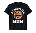 Basketball Mom Distressed Funny Sport T-Shirt - Minimalist Print Unisex - T-Shirt, Sweatshirt, Hoodie