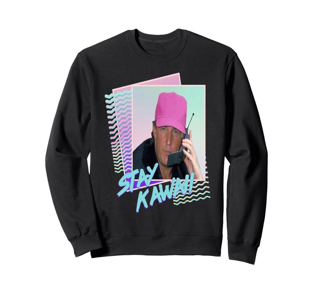 Trump Vaporwave Aesthetic Donald Sweatshirt - Fun Novelty Design Men Women - T-Shirt, Sweatshirt, Hoodie