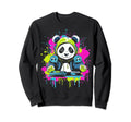 Kawaii Panda Dj Japanese Edm Y2K Sweatshirt - Custom Art Print Men Women - T-Shirt, Sweatshirt, Hoodie
