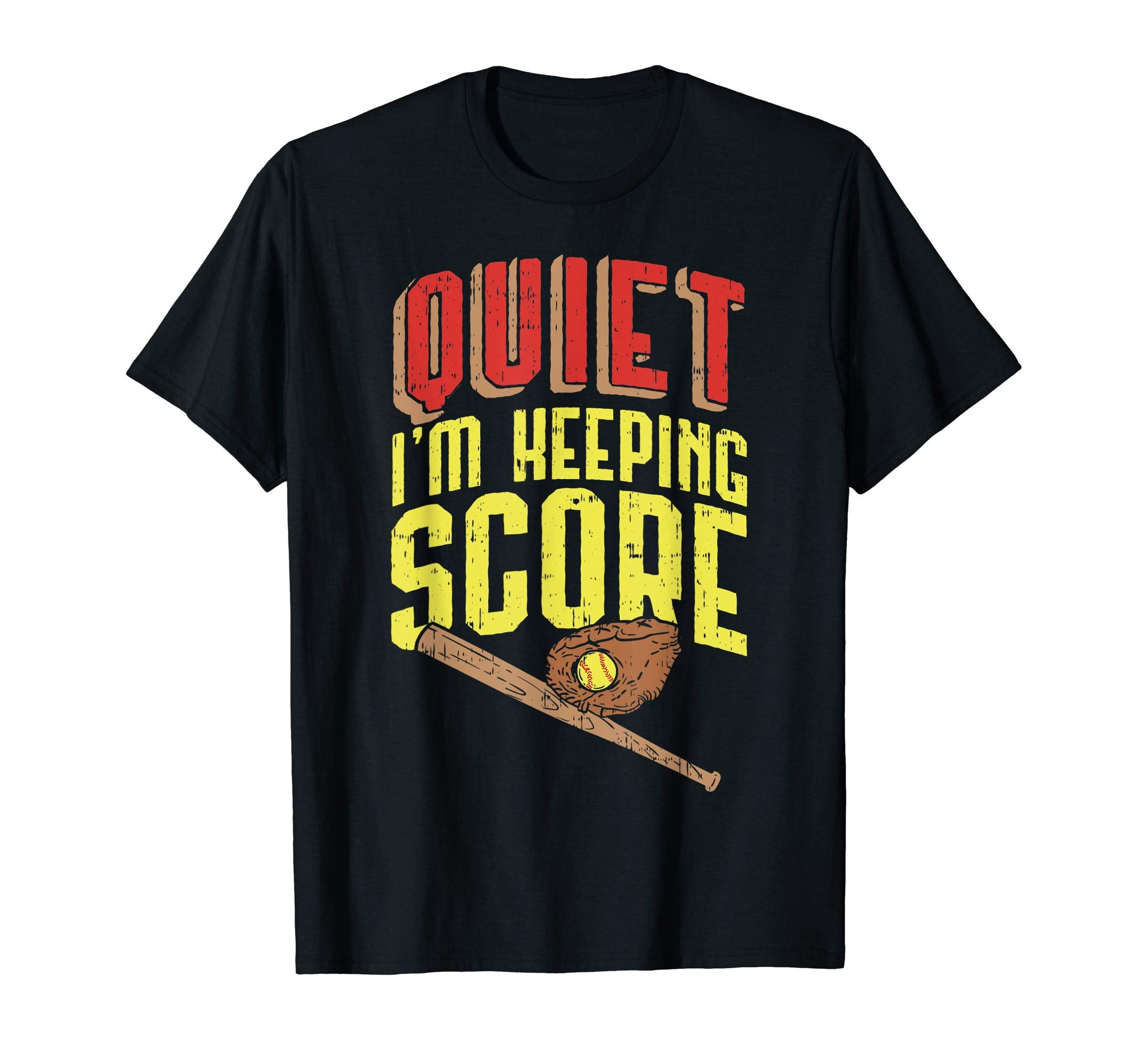 Scorekeeper Baseball Quiet Im Keeping T-Shirt - Unique Graphic for Adults - T-Shirt, Sweatshirt, Hoodie