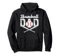 Baseball Dad Happy Fathers Day Wife Hoodie - Unique Graphic Unisex - T-Shirt, Sweatshirt, Hoodie