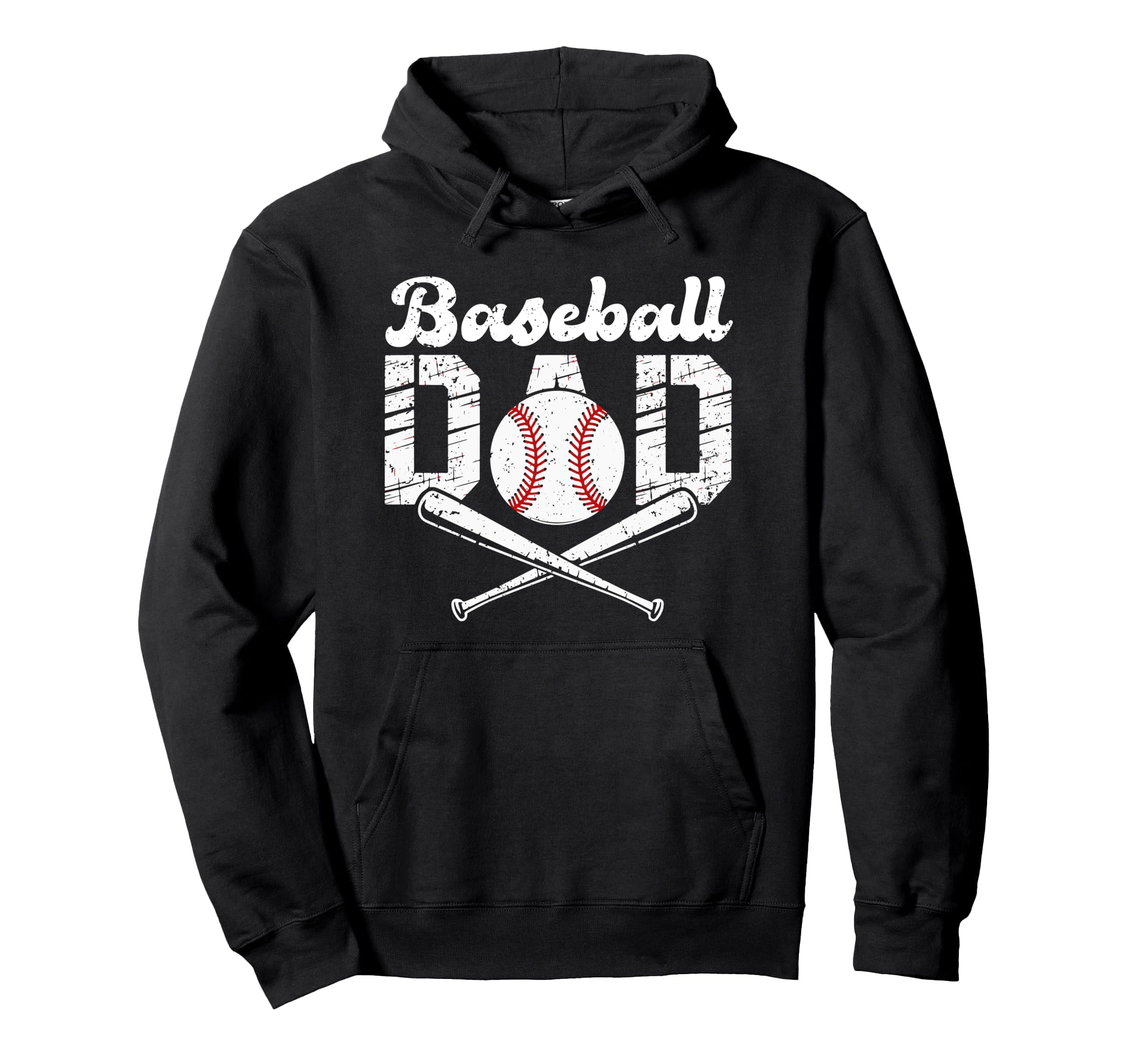 Baseball Dad Happy Fathers Day Wife Hoodie - Unique Graphic Unisex - T-Shirt, Sweatshirt, Hoodie