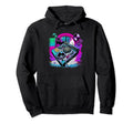 Vaporwave Aesthetic Techno Synthwave Dj Hoodie - Unique Graphic Unisex - T-Shirt, Sweatshirt, Hoodie
