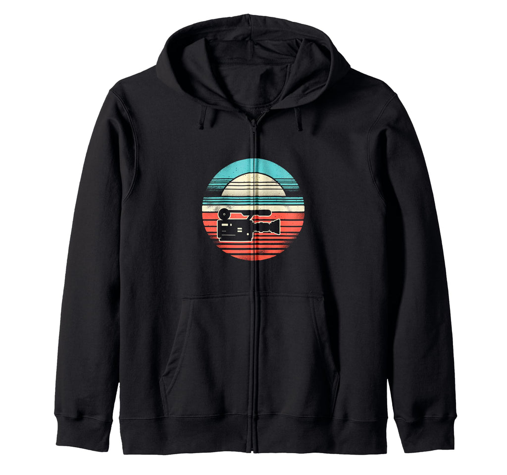 Camera Sunset T-Shirt - Minimalist Print Men Women - T-Shirt, Sweatshirt, Hoodie