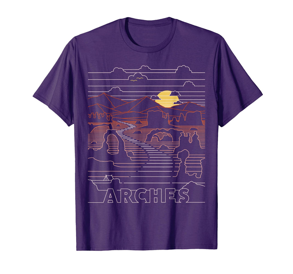 Arches National Park Delicate Arch Moab T-Shirt - Custom Art Print Unisex - T-Shirt, Sweatshirt, Hoodie