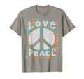 Peace Sign Love 60S 70S Tie Dye Hippie T-Shirt - Trendy Graphic for Adults - T-Shirt, Sweatshirt, Hoodie