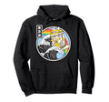 Banana Milk Carton Surfing Wave Rainbow Hoodie - Streetwear Style Unisex - T-Shirt, Sweatshirt, Hoodie