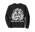 Wild About Books Boho Reading Lover Sweatshirt - Novelty Apparel for Adults - T-Shirt, Sweatshirt, Hoodie