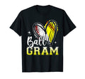 Ball Gram Heart Baseball Softball T-Shirt - Casual Everyday Wear Unisex - T-Shirt, Sweatshirt, Hoodie