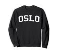 Oslo Norway Distressed White Sweatshirt - Streetwear Style for Adults - T-Shirt, Sweatshirt, Hoodie