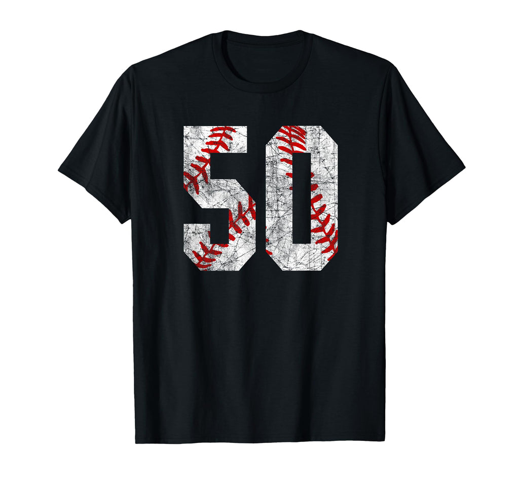 Baseball Mom 50 Jersey Baseball T-Shirt - Casual Everyday Wear Unisex - T-Shirt, Sweatshirt, Hoodie