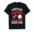 Proud Brother Baseball Senior Class 2026 T-Shirt - Custom Art Print Unisex - T-Shirt, Sweatshirt, Hoodie