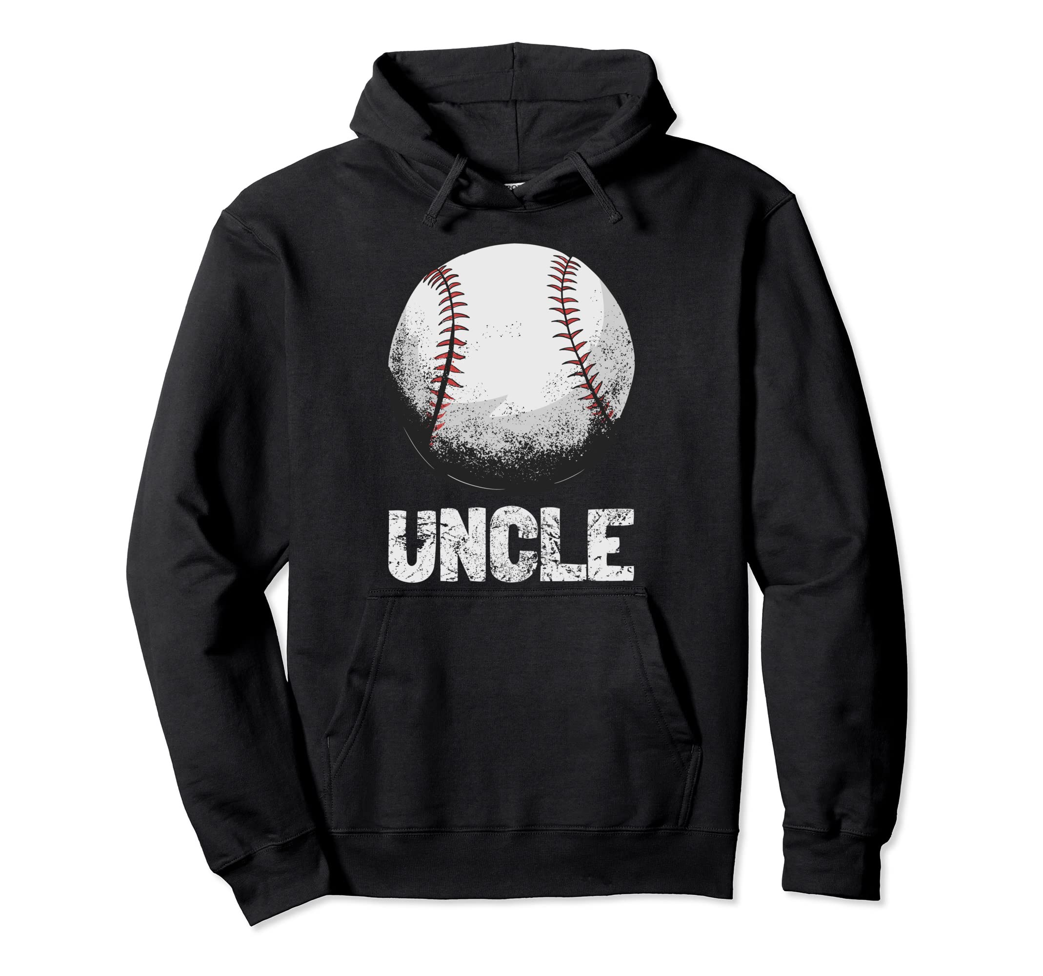 Baseball Uncle Ball Player Softball Hoodie - Minimalist Print Men Women - T-Shirt, Sweatshirt, Hoodie