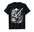 Skeleton Playing Guitar Rock Star Shredding T-Shirt - Graphic Print Unisex - T-Shirt, Sweatshirt, Hoodie
