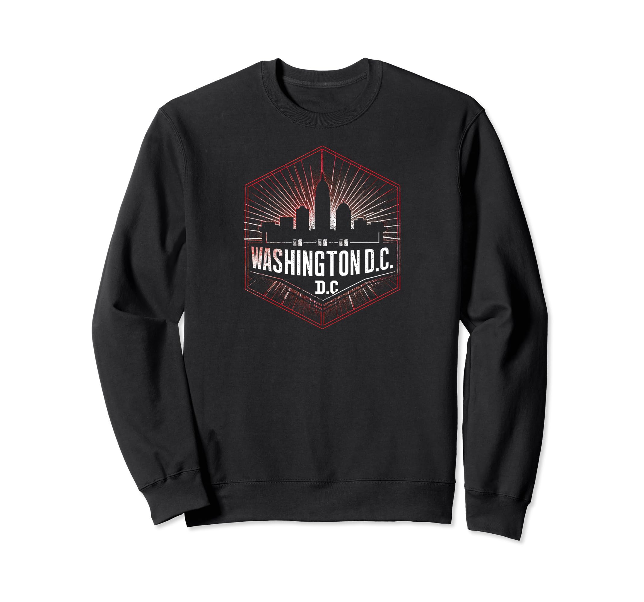 Washington Dc Grit 90S Grunge Urbandecay Sweatshirt - Trendy Graphic Unisex - T-Shirt, Sweatshirt, Hoodie