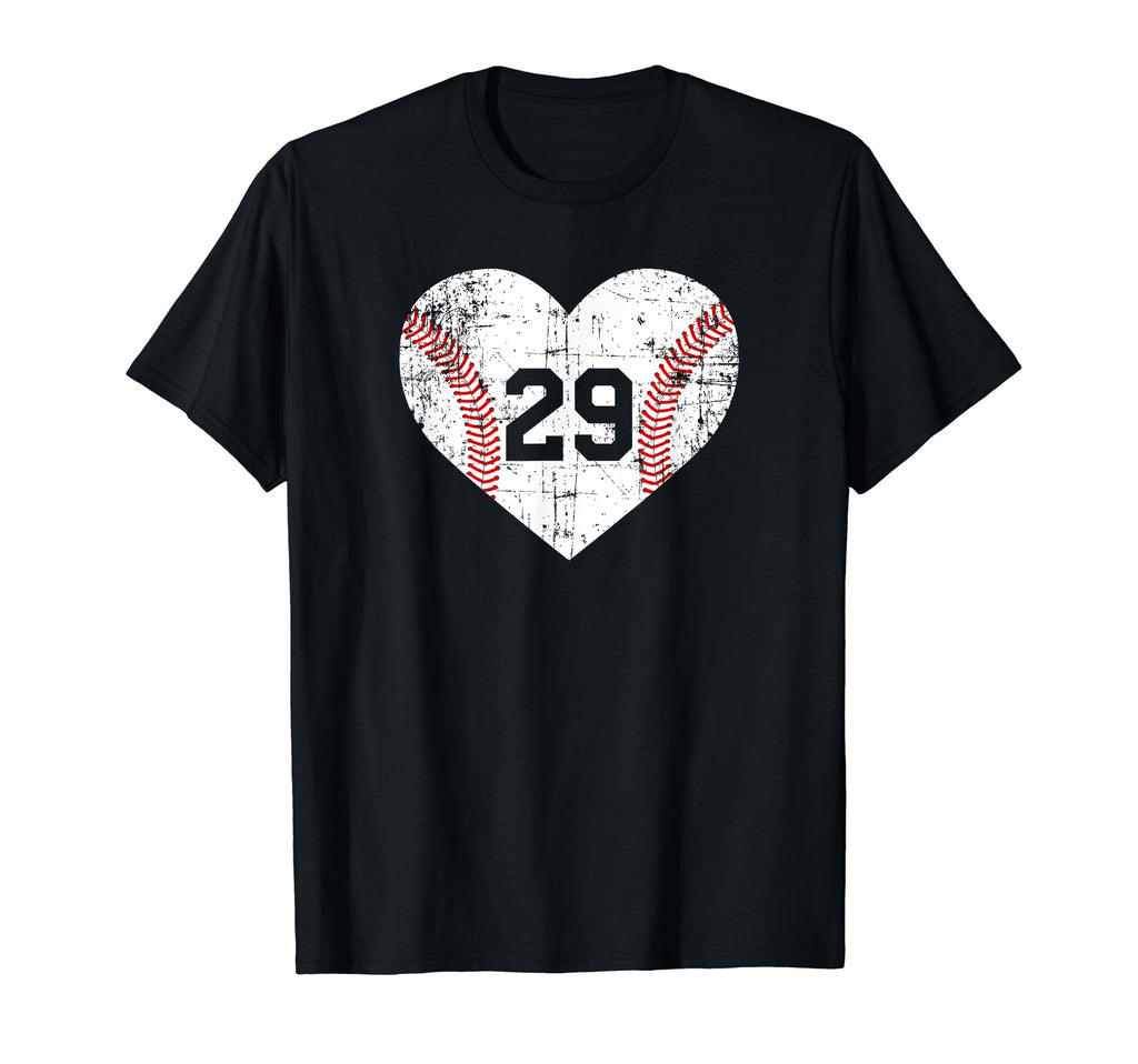 Baseball 29 Jersey Number T-Shirt - Trendy Graphic for Adults - T-Shirt, Sweatshirt, Hoodie