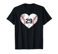 Baseball 29 Jersey Number T-Shirt - Trendy Graphic for Adults - T-Shirt, Sweatshirt, Hoodie