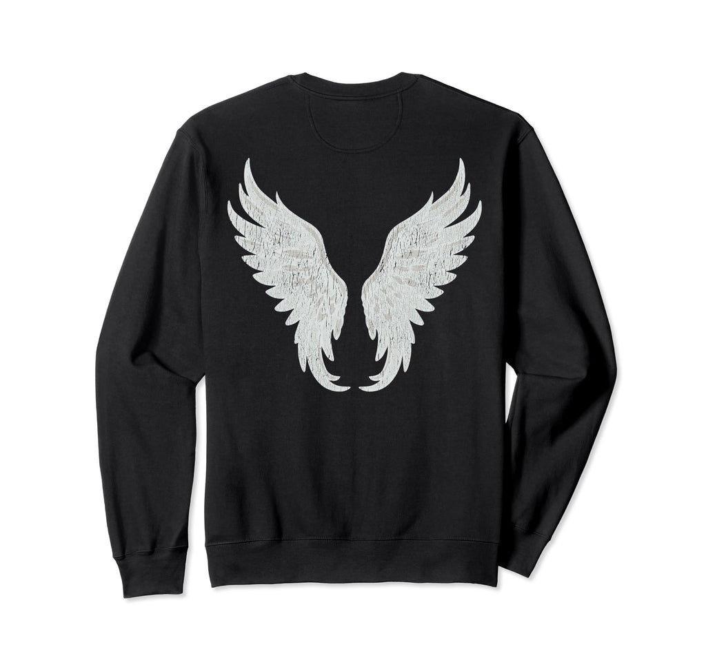 Gothic Angel Wings Fairy Grunge Y2K Sweatshirt - Custom Art Print Unisex - T-Shirt, Sweatshirt, Hoodie