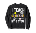 Baseball Softball Papa Grandpa Funny Sweatshirt - Streetwear Style Unisex - T-Shirt, Sweatshirt, Hoodie
