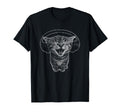 Headphones Cat Funny Y2K Grunge Silly T-Shirt - Novelty Apparel Men Women - T-Shirt, Sweatshirt, Hoodie