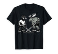 Goose Moose Playing Hockey Goalie T-Shirt - Streetwear Style for Adults - T-Shirt, Sweatshirt, Hoodie