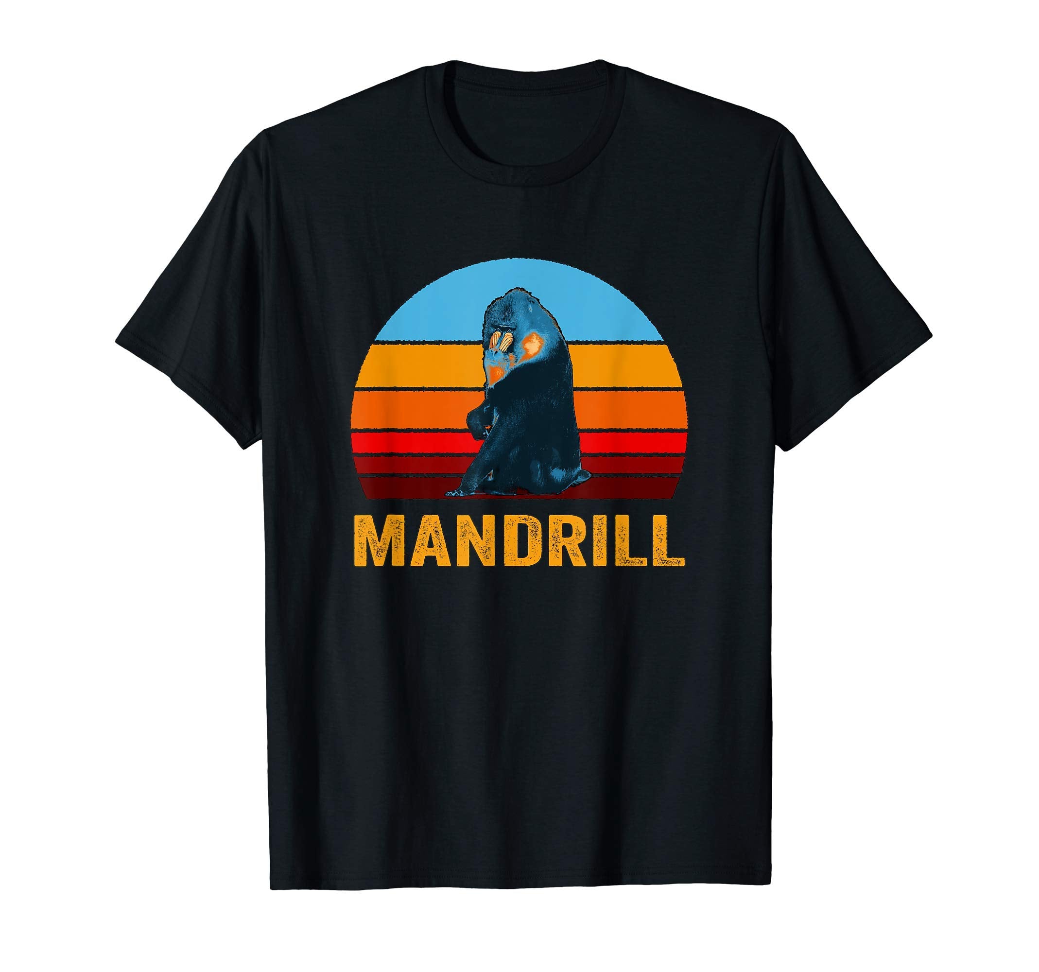 Sunset Mandrill T-Shirt - Unique Graphic Unisex - T-Shirt, Sweatshirt, Hoodie