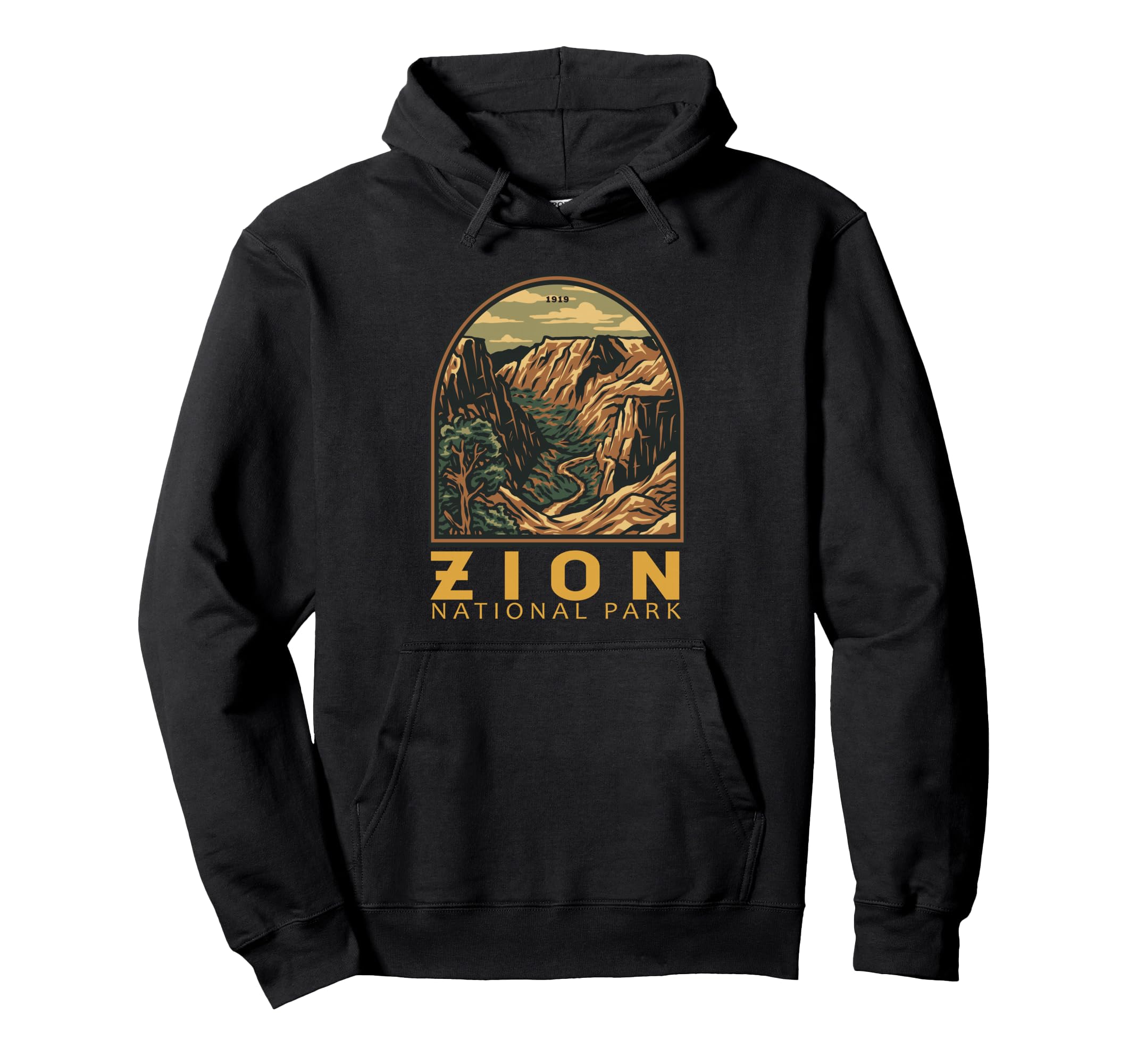 Zion National Park Utah Narrows Hoodie - Fun Novelty Design Men Women - T-Shirt, Sweatshirt, Hoodie