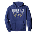 Georgia Tech Yellow Jackets Baseball Hoodie - Custom Art Print for Adults - T-Shirt, Sweatshirt, Hoodie