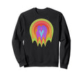 Drippy Weird Trippy Yoga Glitch Sweatshirt - Minimalist Print Men Women - T-Shirt, Sweatshirt, Hoodie