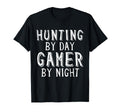 Hunting Day Gamer Night Hunter Deer T-Shirt - Custom Art Print Men Women - T-Shirt, Sweatshirt, Hoodie