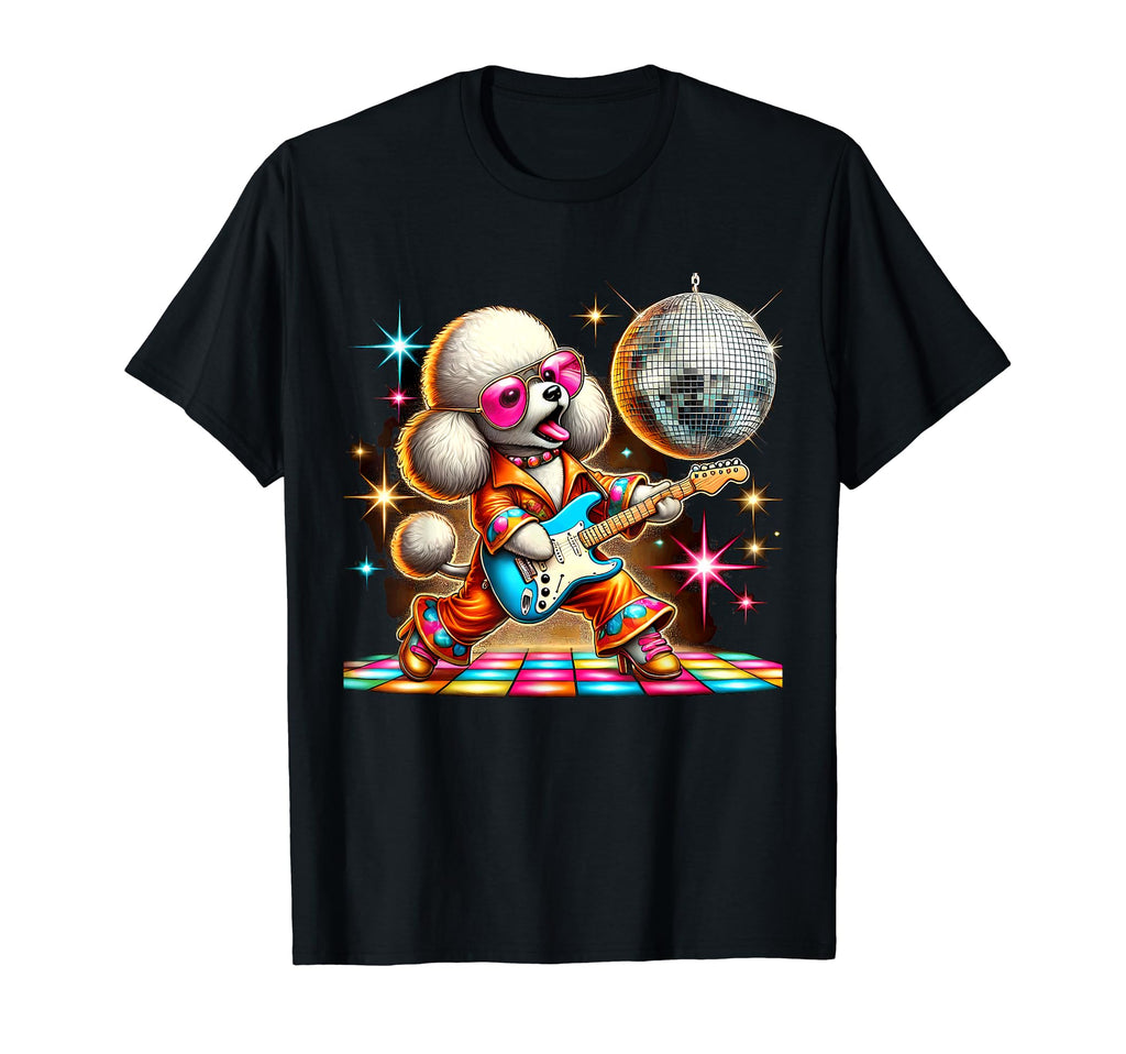 Aesthetic Toy Poodle Disco T-Shirt - Trendy Graphic Unisex - T-Shirt, Sweatshirt, Hoodie
