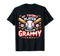 My Favorite Player Calls Me Grammy T-Shirt - Minimalist Print Unisex - T-Shirt, Sweatshirt, Hoodie