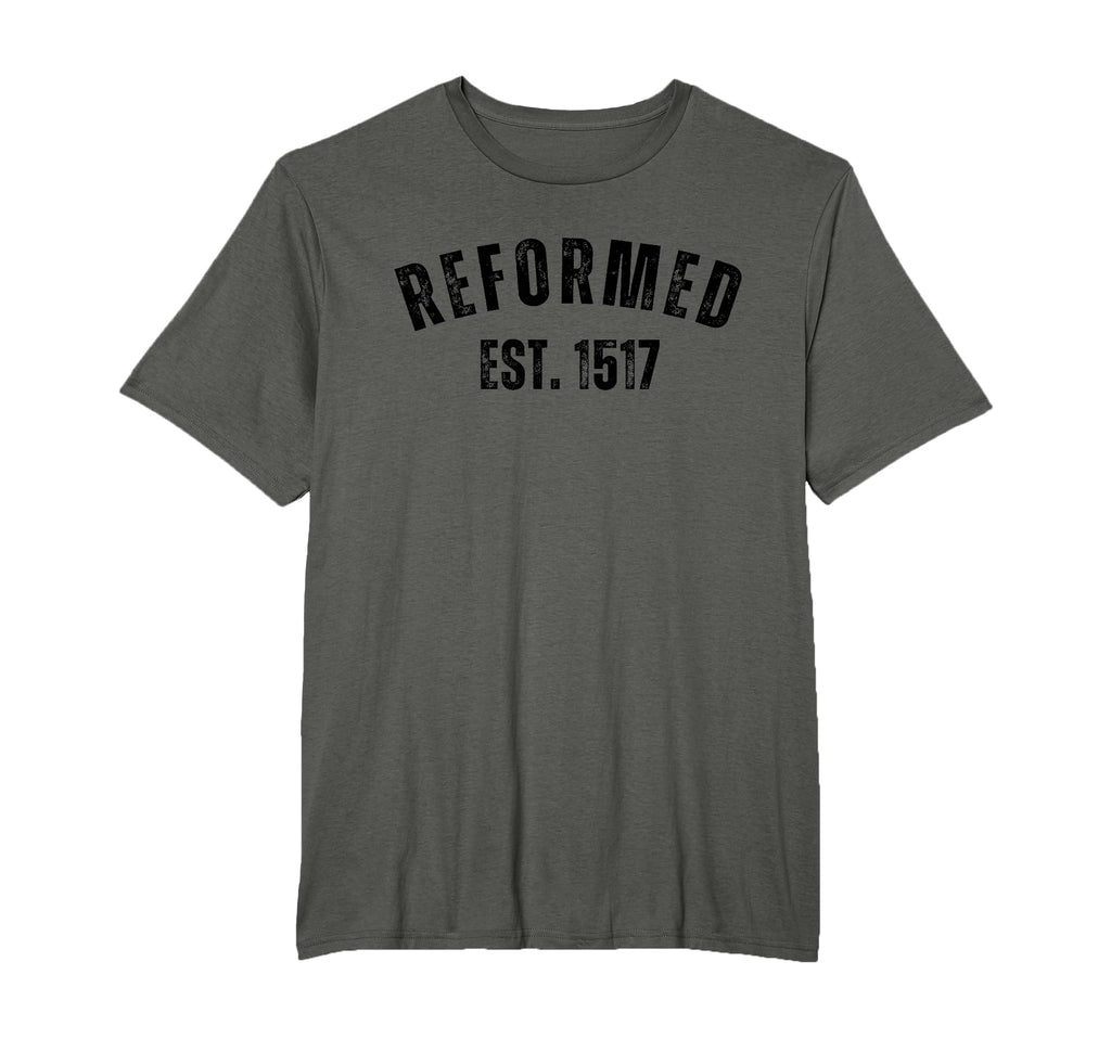 Reformed Est 1517 Luther Christian T-Shirt - Graphic Print for Adults - T-Shirt, Sweatshirt, Hoodie