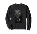 Gothic Cross Grunge Aesthetic Y2K Sweatshirt - Minimalist Print for Adults - T-Shirt, Sweatshirt, Hoodie