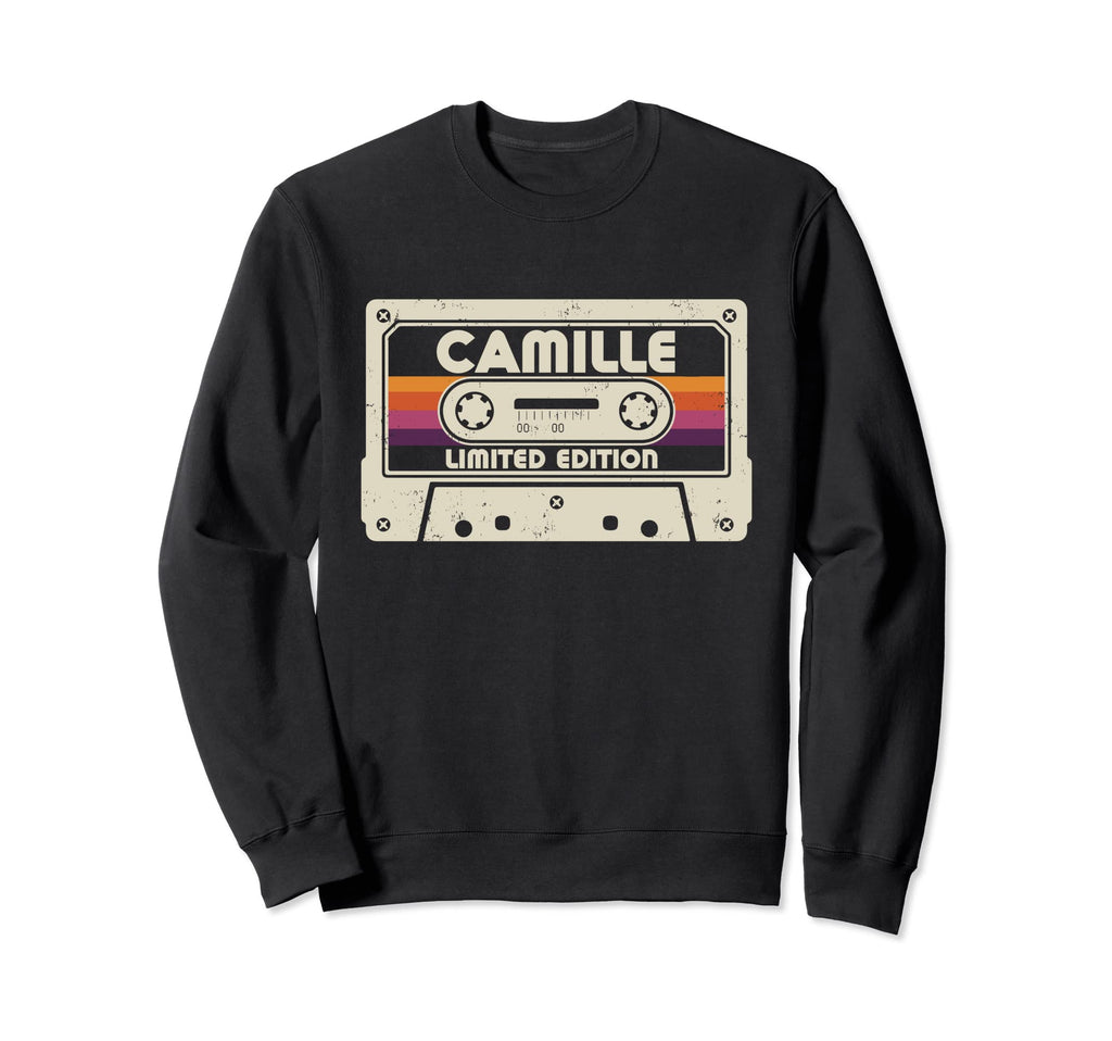 Camille First Name Cassette Tape Sweatshirt - Fun Novelty Design Men Women - T-Shirt, Sweatshirt, Hoodie