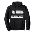 Baseball Coach Team Us American Flag Hoodie - Graphic Print Unisex - T-Shirt, Sweatshirt, Hoodie