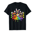 Easter Bunny Drip Ice Cream Basketball T-Shirt - Trendy Graphic Men Women - T-Shirt, Sweatshirt, Hoodie