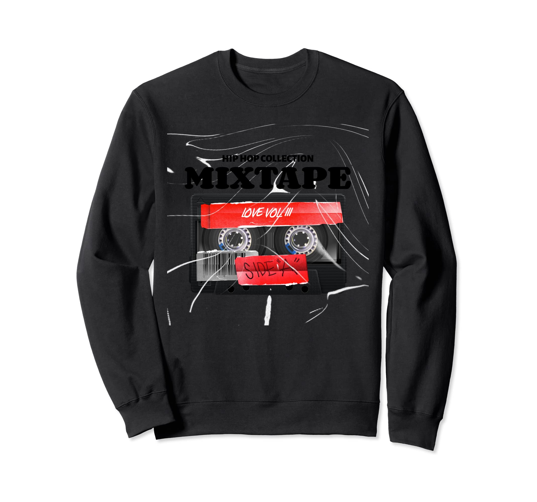 Old School Hip Hop Dj Mix Tape Sweatshirt - Aesthetic Graphic Men Women - T-Shirt, Sweatshirt, Hoodie