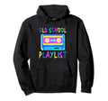 Old School Playlist Cassette Tape Hoodie - Aesthetic Graphic Unisex - T-Shirt, Sweatshirt, Hoodie