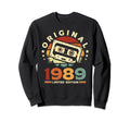 1989 Cassette Tape 35Th Birthday Sweatshirt - Aesthetic Graphic for Adults - T-Shirt, Sweatshirt, Hoodie
