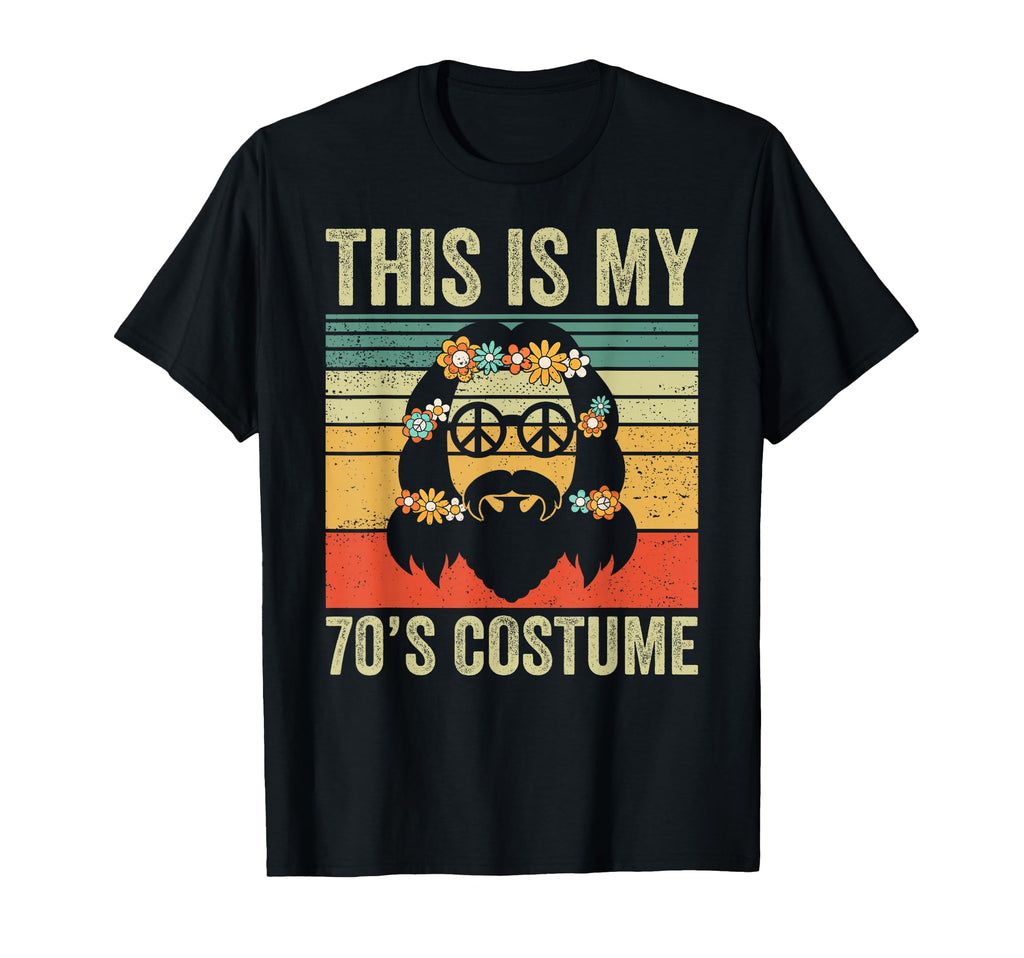 This Is My 70S Costume Hippie Love T-Shirt - Fun Novelty Design for Adults - T-Shirt, Sweatshirt, Hoodie