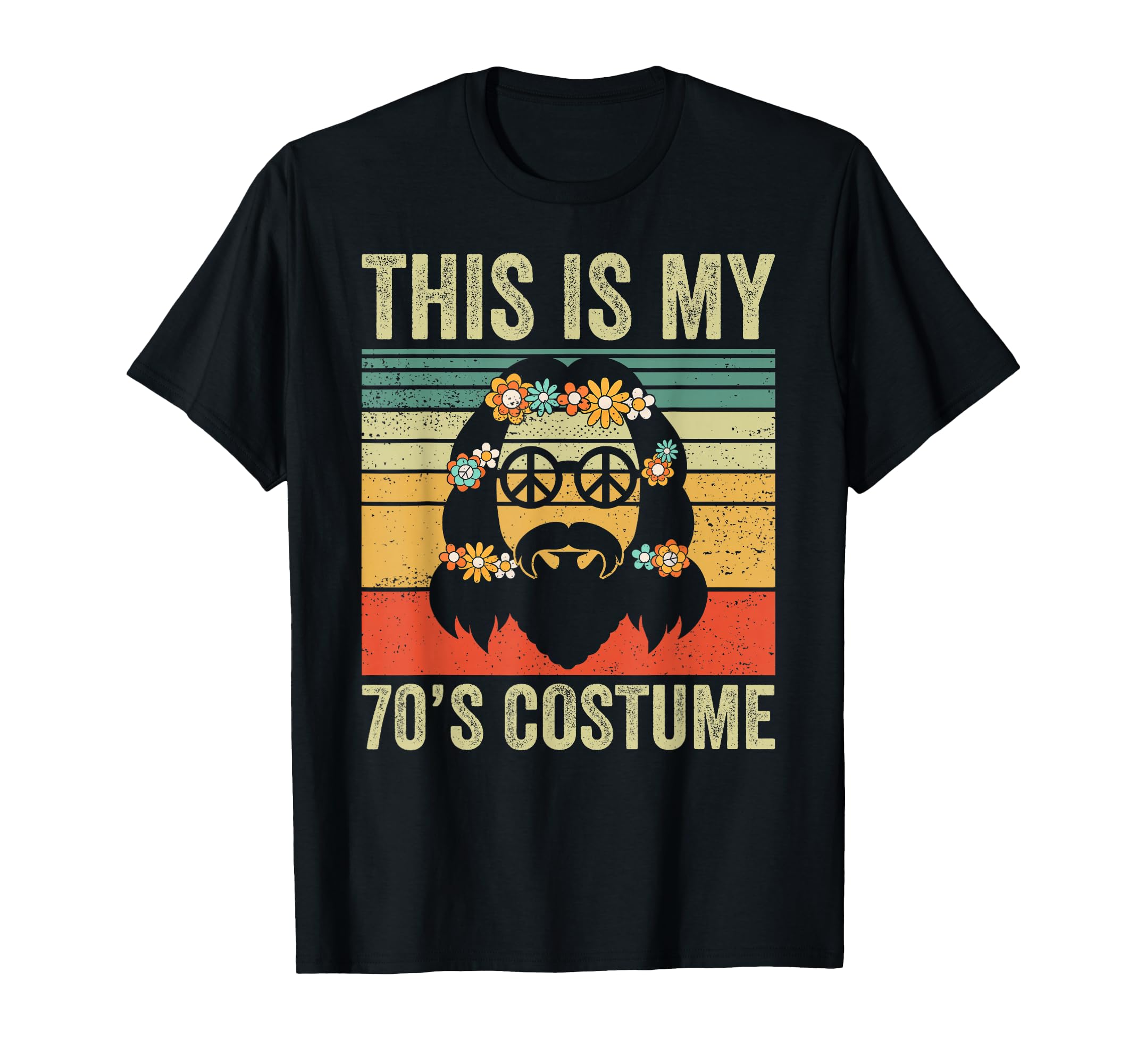 This Is My 70S Costume Hippie Love T-Shirt - Fun Novelty Design for Adults - T-Shirt, Sweatshirt, Hoodie