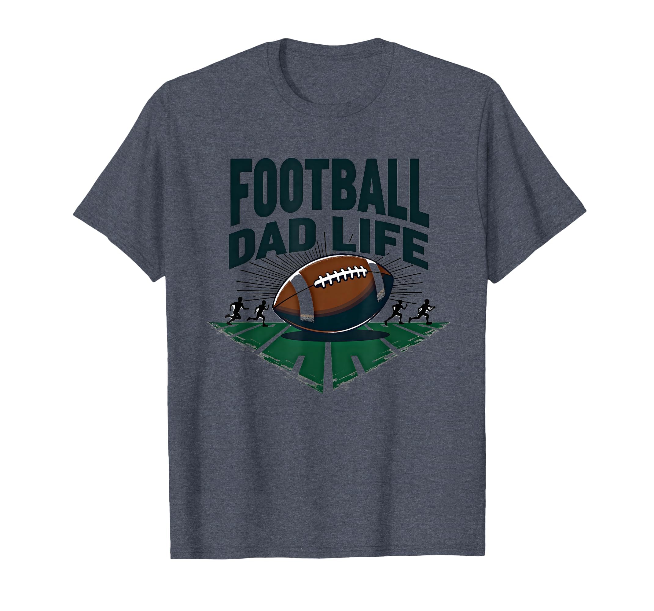 Football Dad Life Proud Father Game Day T-Shirt - Trendy Graphic Unisex - T-Shirt, Sweatshirt, Hoodie
