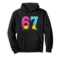 67 Ice Cream Drip Softball Gen Hoodie - Fun Novelty Design for Adults - T-Shirt, Sweatshirt, Hoodie