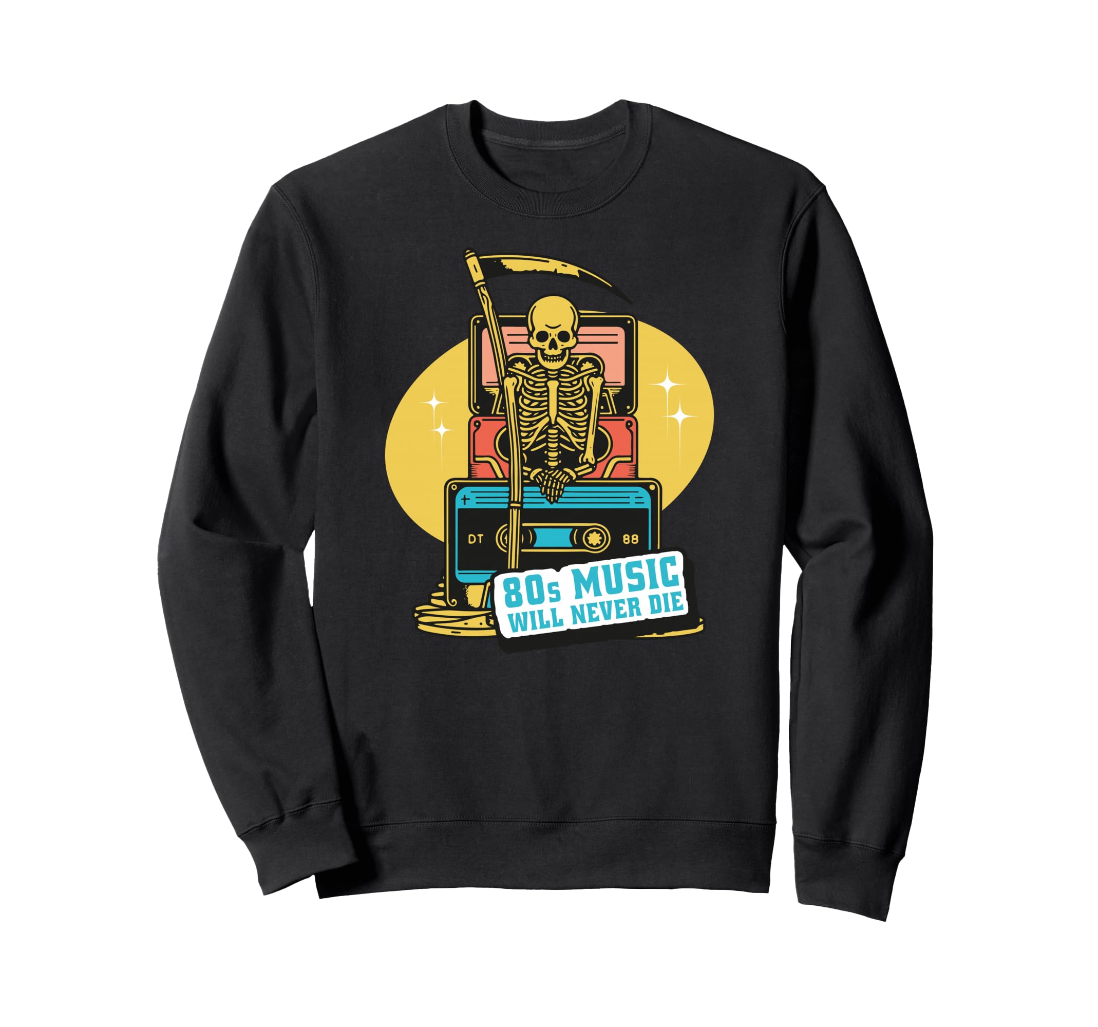 80S Music Disk Jockey Dj Sweatshirt - Aesthetic Graphic for Adults - T-Shirt, Sweatshirt, Hoodie