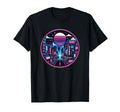 Tokyo Streets Nightscape Pixel T-Shirt - Minimalist Print Men Women - T-Shirt, Sweatshirt, Hoodie