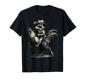 Country Cowboy Raccoon Trash Panda T-Shirt - Minimalist Print for Adults - T-Shirt, Sweatshirt, Hoodie