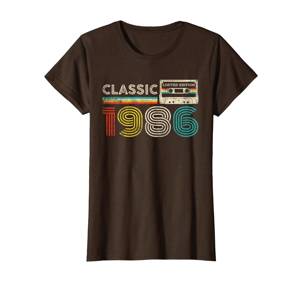 1986 1986 Cassette Tape Birthday T-Shirt - Aesthetic Graphic for Adults - T-Shirt, Sweatshirt, Hoodie