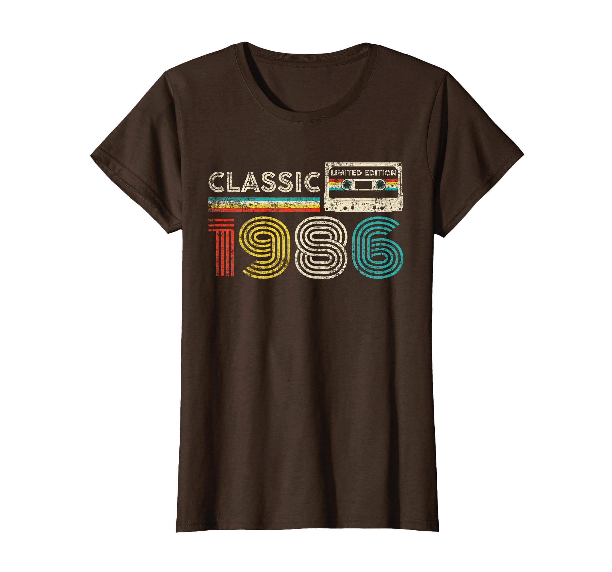 1986 1986 Cassette Tape Birthday T-Shirt - Aesthetic Graphic for Adults - T-Shirt, Sweatshirt, Hoodie