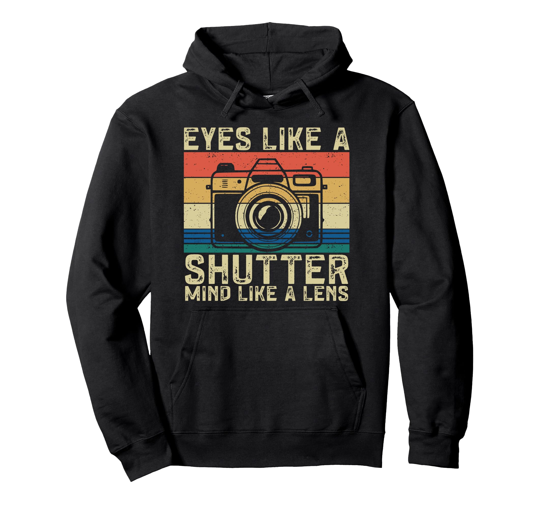 Photo Camera Photographer Flash Hoodie - Minimalist Print for Adults - T-Shirt, Sweatshirt, Hoodie